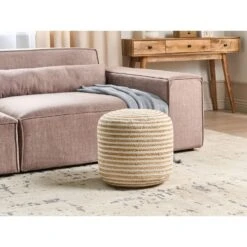 RESAFA - Poef - Beige - 40 X 40 X 40 Cm - Jute -VIDAXL Winkel b2946d586885462e9323ee6c9fce7fa4