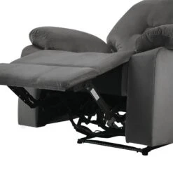 BERGEN - Fauteuil - Grijs - Fluweel -VIDAXL Winkel b3b5e77ed2cb4d39956aab9993f00a64