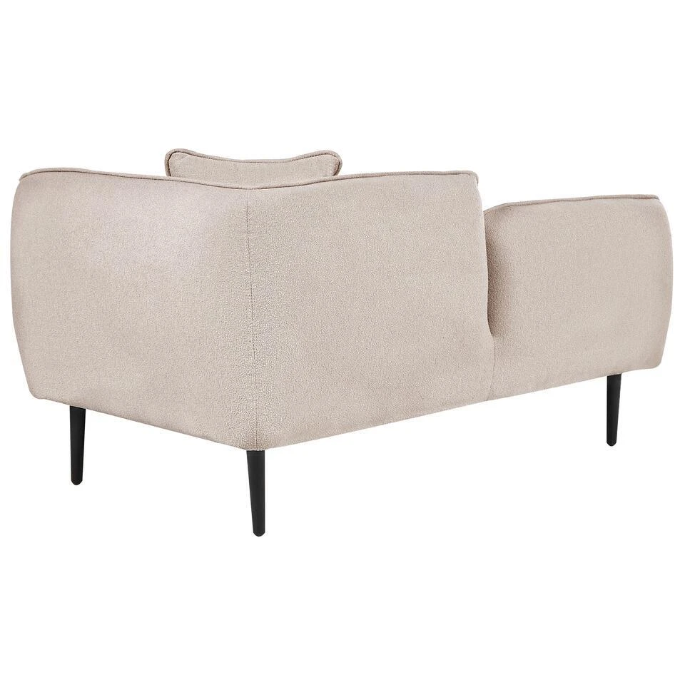 CHEVANNES - Chaise Longue - Beige - Polyester 6 CHEVANNES - Chaise Longue - Beige - Polyester - Afbeelding 6