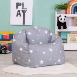 Icon Kinderzitzakken Sterrenhemel - Grijs -VIDAXL Winkel b531c6a4d3e145a0a0091a3c2f24fde8