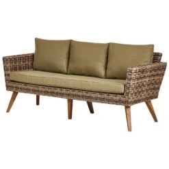 VITTORIA XL - Loungeset Voor 5 - Olijfgroen - PE Rotan -VIDAXL Winkel b5f0b042f15c46d8b0fa242c4696add3