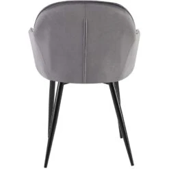 CLP Set Van 2 Eetkamerstoel Boise Zwart Frame - Fluweel - Donkergrijs -VIDAXL Winkel b5ffe87e244e4a269fad6fb0530e4244