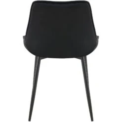 CLP Set Van 2 Eetkamerstoel Wallace Zwart Frame - Fluweel - Zwart -VIDAXL Winkel b6ddf7ce2e1f49a2b01ecfc8809bde6e