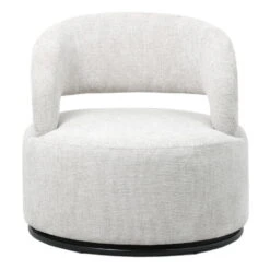 Draaifauteuil - Stof Beige - Hoogte Rugleuning 77cm - Eliza -VIDAXL Winkel b6f0881d77184bda8e9f5c0c082a85d7