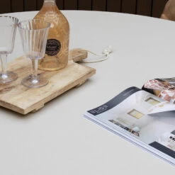 Tuintafel Rond 150cm - Beige Eco Composiet - Betonlook - Eden -VIDAXL Winkel b743781113b1486b960dc75c52c6d9f6