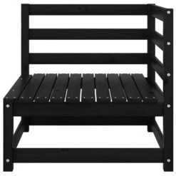 VidaXL - Tuinbank 2-zits - Zwart - Grenenhout - Met Kussens -VIDAXL Winkel b815daf5f8cf419e8410d507d04c5bc7