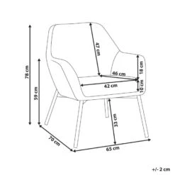JABRO - Fauteuil - Gebroken Wit - Polyester 12 JABRO - Fauteuil - Gebroken Wit - Polyester -VIDAXL Winkel b82368b717844fcf8638a6ee3091d0d6