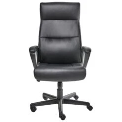 GURU - Bureaustoel - Zwart - Kunstleer -VIDAXL Winkel b98d7cfbb23c43209d5d724e5eeb9b5b