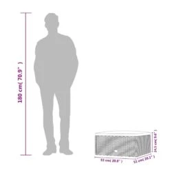 VidaXL - Voetensteun - Zwart - Poly Rattan - Met Kussen -VIDAXL Winkel ba87658f70114bfa90a4eb9efc8dc3c6
