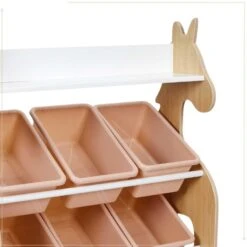 MISOU Speelgoedkast Kinderen Opbergkast Met 6 Bakken Meisjes Kinderkamer Jong... -VIDAXL Winkel ba9aaf5e3e304216aea776b0ace42ca9