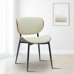 CLP Set Van 2 Eetkamerstoel Enid Kunstleer - Walnoot/creme 9 CLP Set Van 2 Eetkamerstoel Enid Kunstleer - Walnoot/creme -VIDAXL Winkel bb2b12066be649a79cc271248ee411af