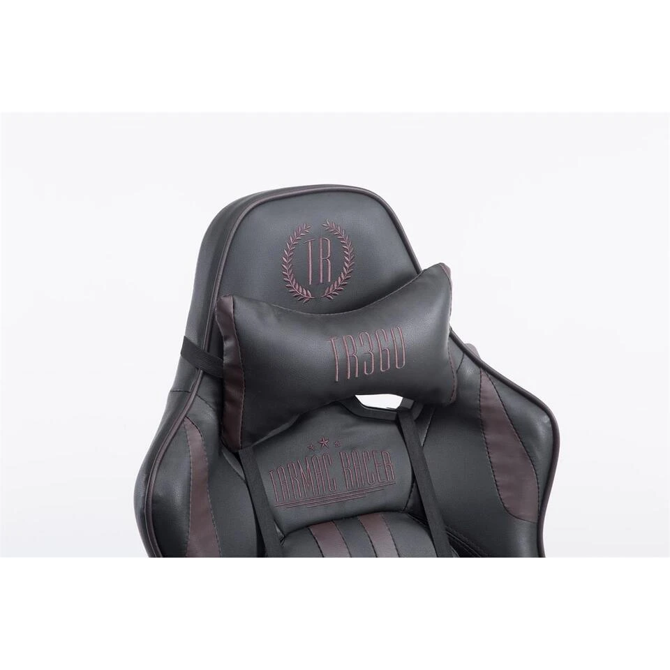 CLP Bureaustoel Limit Zwart Frame - Kunstleer - Zwart/bruin 7 CLP Bureaustoel Limit Zwart Frame - Kunstleer - Zwart/bruin - Afbeelding 7