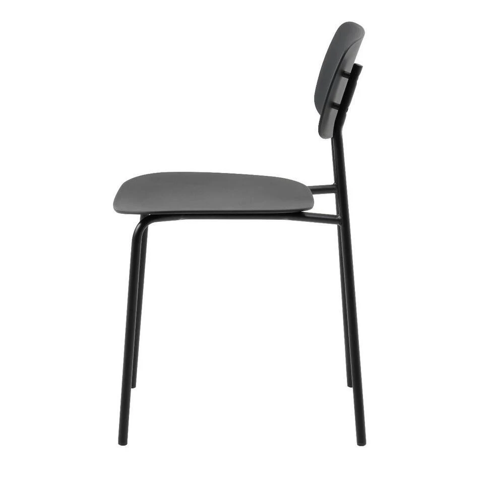 Nordic Home - Rudy Eetkamerstoel Hout - Zwart 5 Nordic Home - Rudy Eetkamerstoel Hout - Zwart - Afbeelding 5