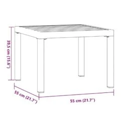 VidaXL - Tuinsalontafel - Zwart - Gepoedercoat Staal - 55x55x39,5 Cm 11 VidaXL - Tuinsalontafel - Zwart - Gepoedercoat Staal - 55x55x39,5 Cm -VIDAXL Winkel bd1521045deb4970a979432e273302ea