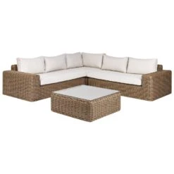 PALERMO - Loungeset - Bruin - PE Rotan -VIDAXL Winkel bd3d60f3287743aeb371605ef23d712e