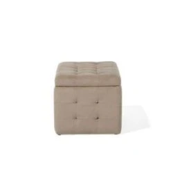 MICHIGAN - Ottomaan - Bruin - Fluweel -VIDAXL Winkel be706f71129145348cab91c1732d2dee