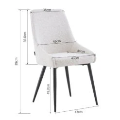 Eetkamerstoelen Set Van 2 - Oscar - Bruin - Stof -VIDAXL Winkel bebdc0b63aeb4819bf3da19b5779751a