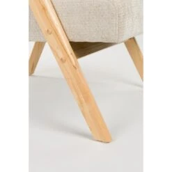 Housecraft Living Panadero Fauteuil Met Armleuning Hout Naturel/ Beige -VIDAXL Winkel bf6f96e8b1134d70bada0490bc999953