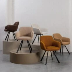 WOOOD Juno Eetkamerstoel - Mesh - Naturel - 79x58x58 -VIDAXL Winkel bf74b55865824da8804a476eb1290dd1