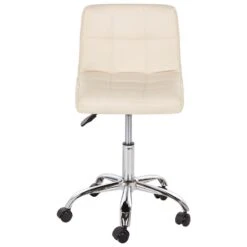 MARION - Bureaustoel - Beige - Kunstleer -VIDAXL Winkel bf8fee261fc843198262953bf936cc55