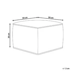 DAREYN - Poef - Zandbeige - Fluweel -VIDAXL Winkel c07ca0f7a7a54788afc8add2652b97b9