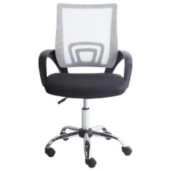 SOLID - Bureaustoel - Zwart/Wit - Polyester -VIDAXL Winkel c0ba6f5ad31749d3bc9564c399d90763