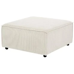 ARDAL - Ottomaan - Off-white - Corduroy -VIDAXL Winkel c0c829e2b9d248f7a0b5417bf046072e