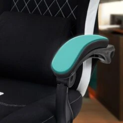 CLP Bureaustoel Miltona Zwart Frame - Stof - Zwart/wit 12 CLP Bureaustoel Miltona Zwart Frame - Stof - Zwart/wit -VIDAXL Winkel c0ec95d7722e4044a8452451ffeb5d93