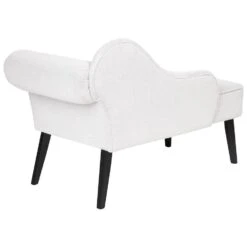 BIARRITZ - Chaise Longue - Wit - Rechtszijdig - Polyester -VIDAXL Winkel c15d487e88fa45dfbc679928905358dd