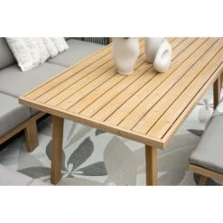 Decala Lounge-diningset -5-delig-aluminium-light Teak Look-desert Sand -VIDAXL Winkel c17413775f3d42f4a03470a8deeea058