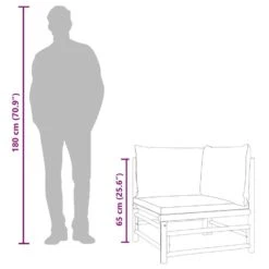 VidaXL - Loungeset - Taupe - Bamboe -VIDAXL Winkel c23979faf3a64902a3cc1cdebc545958