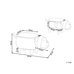 Beliani Dierenhocker MONKEY - Bruin Kunstleer -VIDAXL Winkel c35652d3be554b6ea8b301934e69773f