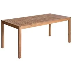 OMBRIANO - Tuintafel - Lichtbruin - 180 X 90 Cm - Acaciahout -VIDAXL Winkel c3916c9504954daf87757057940889af