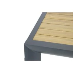 Dining Tuintafel Vierkant 100 X 100 Cm Aluminium Grijs Borello -VIDAXL Winkel c3b78c861fa7414fa75658c714a2277c