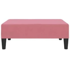 VidaXL - Voetenbank - Roze - Fluweel -VIDAXL Winkel c596030ba59f49679c4b11e877ea408c