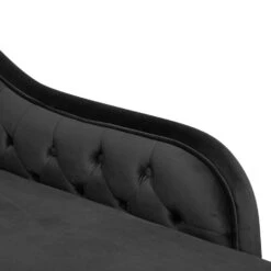 NIMES - Chaise Longue - Zwart - Linkerzijde - Fluweel -VIDAXL Winkel c5fddd3b2f3f46f38bb7a60b9a0172ad