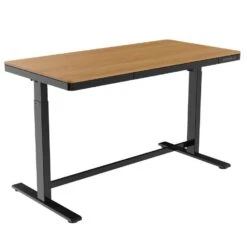 Elektrisch Verstelbaar Bureau / Thuiswerkplek - 140x70 Cm - Whitewash Eiken - Z -VIDAXL Winkel c68429ea909a460fa7fb5e48b6e1cd13