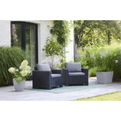 Allibert California Tuinstoel - 2 Stuks - Grafiet -VIDAXL Winkel c6b20872117141c0b5d757ed4d1e0eb2
