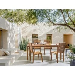 OMBRIANO - Tuintafel - Lichtbruin - 180 X 90 Cm - Acaciahout -VIDAXL Winkel c6c0044dc2714028b59be05db27acbdc