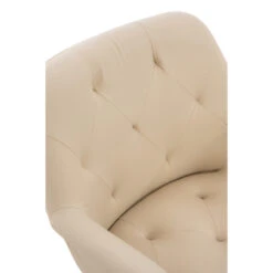 CLP Eetkamerstoel Langford Zwart Frame - Kunstleer - Creme -VIDAXL Winkel c70d3ab0909b4ce0a4a519625800985a