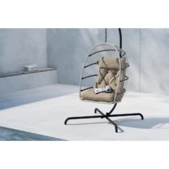 Svea - Hana Hangstoel - Zwart/grijs 8 Svea - Hana Hangstoel - Zwart/grijs -VIDAXL Winkel c784f431433c40ef9fdc6aee71b6ab95