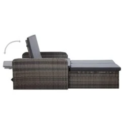 VidaXL 2-delige Loungeset Met Kussens Poly Rattan Grijs -VIDAXL Winkel c7884d5ef8f340cea0dfbdf1f49f44fe