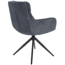 CLP Set Van 2 Eetkamerstoel Vilas Zwart Frame - Stof - Zwart -VIDAXL Winkel c7d6bbd0a1fa4013a826e4926251be5a