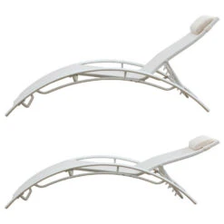 Happy Garden Transat GALAPAGOS - Wit - Aluminium -VIDAXL Winkel c84b67543ff34018a7bd1437a89bc093