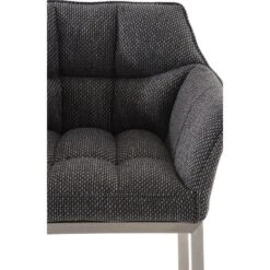 CLP Barkruk Damaso Roestvrij Staal Frame - Stof - Titanium Grijs -VIDAXL Winkel c859ef5061c0467a81f6e00dc75e1724