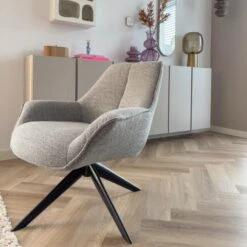 DS4U - Miron Draaifauteuil - Grijs -VIDAXL Winkel c936eaec39c542ffb87b68002467b323