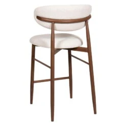 Barstoel - Beige Stof - Zithoogte 65cm - 55x52x94cm - Alexia - Set Van 2 -VIDAXL Winkel c9db2f2b515e4c6da7ff8972cbf7df5b