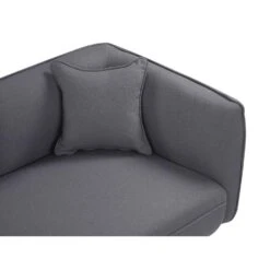 CHEVANNES - Chaise Longue - Donkergrijs - Bouclé -VIDAXL Winkel ca38546e06244e139b7ff212e2780373