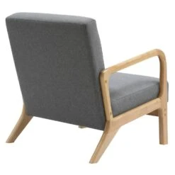 CLP Fauteuil Hibbing Natura Frame - Hout - Licht Grijs -VIDAXL Winkel caa62ca201f04f65a44b9281730371a7