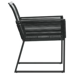 VidaXL - Tuinstoelen - Zwart - Poly Rattan - 4 Stuks - 53x59x79 Cm -VIDAXL Winkel cacc737936dd49aa816f7dfdec5c6ff8